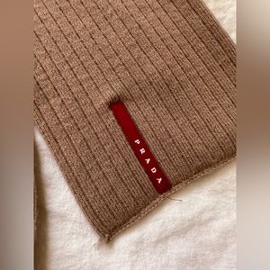 Authentic Prada Scarf (brown/tan O/S)